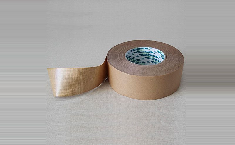 原裝進口日本菊水增韌無紡布牛皮紙膠帶，夾筋牛皮紙膠帶，易操作,具有布基膠帶同等抗拉強度，比用布膠帶效率高